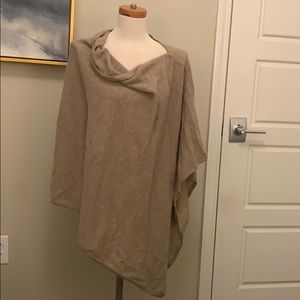 100% Cashmere Dress Topper Poncho